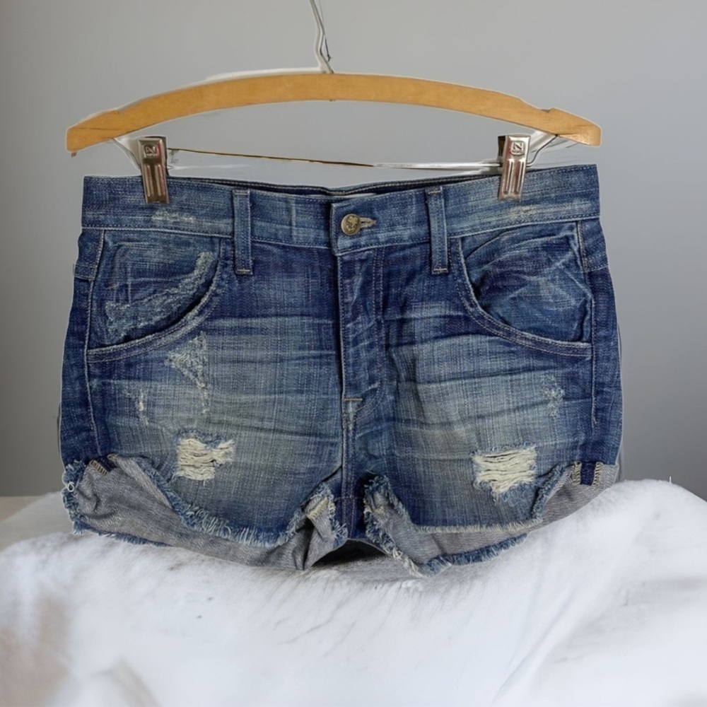 Wildfox Distressed Jean Shorts Sz 25 Women’s